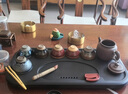 泱青韻烏金石茶盤(pán)單盤(pán)家用簡(jiǎn)約茶具客廳拋光石盤(pán)石頭茶海石茶臺盤(pán) 平步青云單茶盤(pán)(60-40-3cm) 曬單實(shí)拍圖