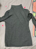 森馬（Semir）長(cháng)袖T恤女冬半高領(lǐng)發(fā)熱抑菌純色修身上衣顯瘦打底衫101724101005 曬單實(shí)拍圖