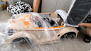 慕迪尼兒童電動(dòng)車四輪親子車可坐大人雙人寶寶遙控小孩嬰兒玩具四驅(qū)汽車 英倫優(yōu)雅米黃:廠家直銷+終身質(zhì)保 超威12V12雙電瓶+四驅(qū)555電機(jī) 曬單實(shí)拍圖