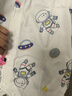 貝肽斯嬰兒衣服夏季寶寶連體衣短袖薄款透氣新生兒爬服夏季款連體衣 宇航員巡航-5A抑菌 90cm 曬單實拍圖