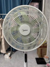 美的（Midea）【幸運草安睡1S】一級能效直流變頻聲控電風扇家用遙控臥室靜音落地扇臺式桌面抗菌大風力轉頁扇 曬單實拍圖