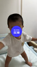 優(yōu)奇嬰兒衣服男女寶寶夏季薄款短袖上衣男童女童T桖上衣夏季打底衣服 曬單實拍圖