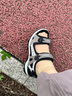 ECCO愛步?jīng)鲂?夏季透氣魔術(shù)貼防滑耐磨沙灘鞋 越野069563海外直郵 02244 37 曬單實拍圖