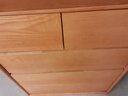 汐畔一居實(shí)木橡木五斗柜收納七斗柜臥室客廳家具電視柜簡(jiǎn)約抽屜儲物柜子 櫻桃木色五斗柜80*40*97.3cm【包安裝】 曬單實(shí)拍圖