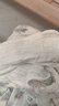 嫚熙（EMXEE）嬰兒紗布浴巾純棉寶寶新生兒童浴巾大尺寸洗澡包裹包巾 海底空間 110×110cm 曬單實拍圖
