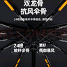 京尋24骨雨傘全自動(dòng)雙龍骨雨傘三折男女大號(hào)晴雨兩用傘便攜折疊抗風(fēng) 曬單實(shí)拍圖