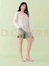 百家好（Basic House）Basic House/百家好韓系連帽蕾絲針織衫春季綿羊毛花邊套頭上衣女 白色 M 曬單實(shí)拍圖