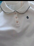 百圖betu女裝春夏新款T恤復(fù)古學(xué)院POLO領(lǐng)顯瘦短袖T恤女2403T16 淺杏色 M 曬單實(shí)拍圖