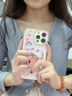 蔻殼可愛Happy小飛象適用iPhone16瞳眼手機殼15pro/16promax蘋果14pro硅膠殼13promax卡通情侶保護殼 古董白 Happy小飛象 瞳眼全包 iPhone 16 Pro 曬單實拍圖