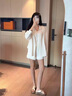 百麗踏涼拖鞋女夏外穿2025新款外出厚底休閑沙灘涼鞋懶人時(shí)尚孕婦一字拖 白色 37 曬單實(shí)拍圖