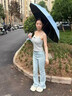 DEATKN德國全新加厚雨傘自動黑膠晴雨兩用傘雙人防曬男女太陽傘紫外線 2000+級傘面黑膠防曬 梧桐杏 新10骨分叉3+1抗風(fēng)結(jié)構(gòu)  霧面蝕刻手柄 曬單實拍圖