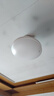 美的（Midea）風(fēng)扇燈餐廳吊扇燈led臥室燈隱形扇葉遙控三防燈具熟睡風(fēng)包安裝 曬單實(shí)拍圖