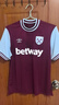 茵寶（Umbro）官方西漢姆聯(lián)24/25主場球衣運動T恤復(fù)古足球風(fēng)短袖新款 暗紅色/藍色 歐碼 L 正常尺碼拍下 曬單實拍圖