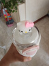 隆屋保溫杯女士可愛雙飲杯子男女學(xué)生水杯高顏值316不銹鋼網(wǎng)紅保溫杯 316米白保溫杯 3d貼+小貓貼 500ml 曬單實(shí)拍圖