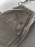 Calvin KleinJeans25早秋新款女士美式運動ck松緊抽繩腰工裝風休閑褲47C637G STN-暗灰 L (6) 曬單實拍圖