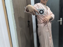 羅蒙睡袍情侶純棉女浴袍加長家居浴衣全棉吸水四季2025新款粉 曬單實拍圖