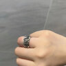 VVIENNE WESTLOCK西太后腰帶設計字母印花 戒指女 男女同款情侶七夕送女友送禮物 銀色 6 曬單實(shí)拍圖