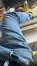 Calvin KleinJeans四季款男士休閑通勤簡(jiǎn)約ck合體版微彈洗水牛仔褲J325694 曬單實(shí)拍圖