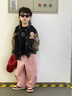 G.DUCKKIDS兒童裝男童秋裝棒球服外套2025春秋冬款新款秋季男孩大童夾棉加厚 黑色 春秋款 120 cm 曬單實拍圖