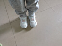 百麗童鞋女童閃燈鞋運動(dòng)亮燈鞋25年秋季新款學(xué)步鞋發(fā)光鞋白色/粉色28 曬單實(shí)拍圖