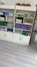 章魚哥 化妝品展示柜簡約現(xiàn)代展柜貨柜陳列柜美容院柜子產(chǎn)品貨架展示架 白色配白門 2米高*100寬*24深 曬單實(shí)拍圖