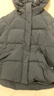 森馬（Semir）輕松羽絨|羽絨服女寬松連帽面包服時(shí)尚冬防潑水防風(fēng)外套百搭 黑色（灰鴨絨）90001 L 曬單實(shí)拍圖