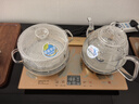 金灶（KAMJOVE）涌泉式自動上水電熱水壺 玻璃燒水壺家用智能保溫電茶壺茶具電茶爐茶臺燒水壺一體 0.8L H8 (23*37cm)橫版按鍵 曬單實(shí)拍圖