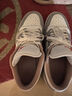 Jordan男休閑鞋喬丹AJ1 JORDAN 1 運(yùn)動(dòng)鞋553558-169米灰/奶白42 曬單實(shí)拍圖