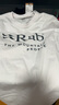 Rab睿坡夏季圓領(lǐng)棉質(zhì)T恤男士戶(hù)外運動(dòng)跑步休閑透氣吸濕排汗印花短袖 白色/WHT S 曬單實(shí)拍圖