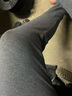 七匹狼秋褲男士100%純棉秋冬季薄款保暖褲冬季打底棉毛褲中老年線褲襯褲 100%純棉7A抗菌-深灰+黑色（2件裝） XL 175 -建議130-150斤 曬單實拍圖