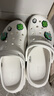 卡駱馳crocs貝拉洞洞鞋沙灘鞋包頭女鞋厚底拖鞋|210062 白色-100(含智必星） 39 (240mm) 曬單實(shí)拍圖