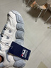 斐樂(lè )（FILA）女鞋可頌面包鞋老爹鞋運動(dòng)鞋新款厚底鞋 微白/銀器灰-WA 37.5 曬單實(shí)拍圖