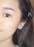 蔓笙999足銀如意結(jié)耳釘女養(yǎng)耳洞耳環(huán)2025新款螺絲擰設(shè)計(jì)感耳骨釘耳飾 小號(hào)如意耳釘【999足銀】一對(duì) 曬單實(shí)拍圖
