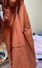 京東京造UPF170+超輕原紗防曬衣戶外防曬服涼感透氣外套皮膚衣男女 橘L 曬單實(shí)拍圖