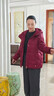 雪中飛羽絨服女2025款冬季短款寬松翻領(lǐng)保溫外套媽媽裝紅色XL 曬單實(shí)拍圖