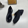 奧康商務(wù)休閑鞋子男鞋2025新款皮鞋男款真皮軟底百搭英倫風(fēng)時(shí)尚德比鞋 黑色 【皮鞋碼】 41 曬單實(shí)拍圖