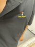 啄木鳥(niǎo)（TUCANO）短袖t恤男士夏季商務(wù)休閑刺繡polo打底衫透氣上衣男裝 黑色 2XL 曬單實(shí)拍圖