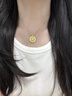 老廟純銀項(xiàng)鏈八寶羅盤可轉(zhuǎn)動(dòng)鑲嵌高級(jí)感吊墜情人節(jié)生日禮物送女友925 【八倉發(fā)貨】八寶羅盤 曬單實(shí)拍圖