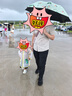 牧萌兒童雨衣男童女童全身防水雨披幼兒園寶寶小學(xué)生斗篷式可愛雨具 黃色【小恐龍雨衣】 S（建議90-105cm） 曬單實(shí)拍圖