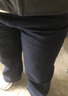 百圖betu女裝2025春季新款牛仔褲高腰九分直筒闊腿褲褲子女2502T70 深牛仔藍 L 曬單實拍圖