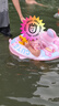 尼多熊兒童泳衣女孩3歲女寶寶泳裝女童泳衣連體夏2歲6歲洋氣 曬單實(shí)拍圖