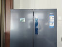 海爾（Haier）冰箱406升家用四開(kāi)門(mén)十字對(duì)開(kāi)門(mén)雙開(kāi)門(mén)變頻一級(jí)能效超薄嵌入風(fēng)冷無(wú)霜鮮派系列電冰箱國(guó)家補(bǔ)貼20% 406升星石藍(lán)+一級(jí)雙變頻+風(fēng)冷無(wú)霜+母嬰空間 曬單實(shí)拍圖