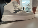安踏輕松丨高幫板鞋男鞋2026春季輕質(zhì)舒適休閑鞋經(jīng)典運動(dòng)鞋易去污鞋子 一度灰/象牙白-4 42 曬單實(shí)拍圖