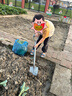 悠梵萌小號尖頭加厚鐵鍬鐵锨農用錳鋼鐵雪鏟子家用種菜種花園藝工具 曬單實(shí)拍圖