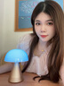樂(lè)上（LEXON）氛圍蘑菇燈按壓式小夜燈臥室床頭燈柔光睡眠氛圍燈拍拍燈藍(lán)牙音響 曬單實(shí)拍圖
