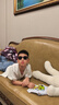 kocotreekk樹兒童墨鏡輕盈防曬寶寶太陽鏡防紫外線男女童護眼撞色 曬單實拍圖