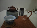 容山堂禾器玻璃公道杯茶漏三件套耐熱加厚分茶器茶海茶杯功夫茶具配件 禾器玻璃晶彩翊口茶海-琥珀大號 曬單實拍圖