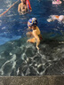 李寧（LI-NING）泳衣女連體裙式游泳衣遮肚顯瘦抗氯速干溫泉泳裝546 黑色 XL  曬單實(shí)拍圖