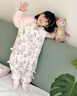 威爾貝魯（WELLBER）恒溫睡袋嬰幼兒1-3歲竹棉睡衣秋冬兒童寶寶防踢被子薄夾棉 森林XL 曬單實(shí)拍圖