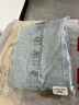 Levi's李維斯25春夏新款女士時(shí)尚休閑修身顯瘦淺色ins牛仔連衣裙 淺藍(lán)色 L 曬單實(shí)拍圖